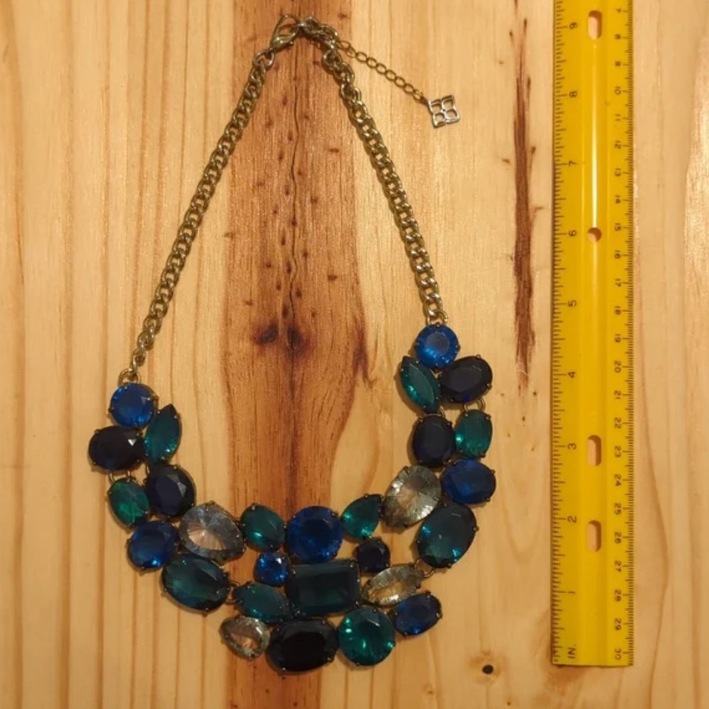 Bcbgmaxazria Gemstone Statement Necklace - image 3